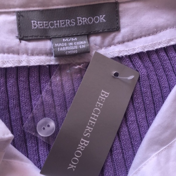 Lavender Collared Longsleeve - Picture 2 of 2